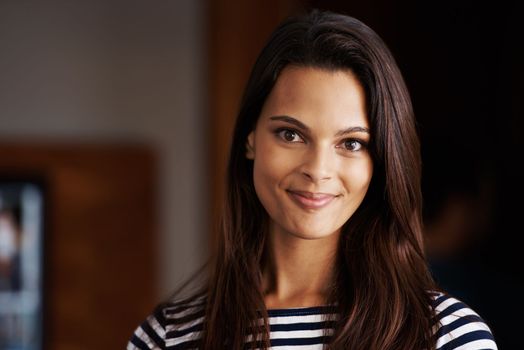 Choose the lifestyle you want. Cropped portrait of a confident and attractive young businesswoman