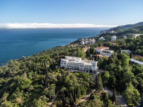 Livadia, Crimea. Livadia Palace - located on the shores of the Black Sea in the village of Livadia in the Yalta region of Crimea,