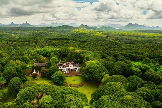 An old colonial-style house on the island of Mauritius.Museum on the island of Mauritius.