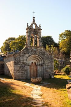 View of Little church of little town, Spain