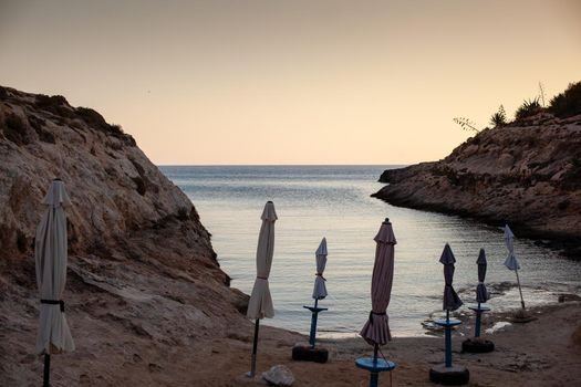 View of Cala Greca, Lampedusa