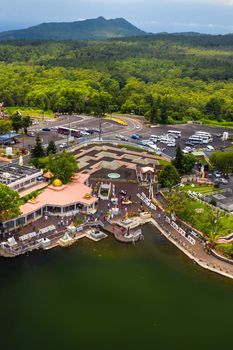 The Ganga Talao Temple in Grand bassin, Savanne, Mauritius