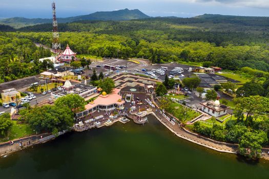 The Ganga Talao Temple in Grand bassin, Savanne, Mauritius