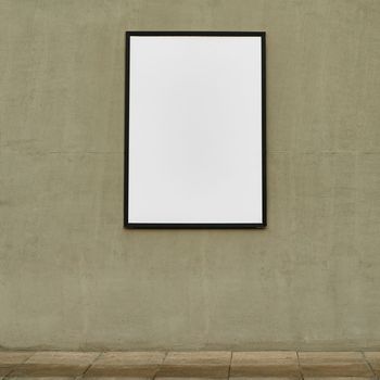 Leave people with a lasting impression in their mind. a blank poster with space to add your own text