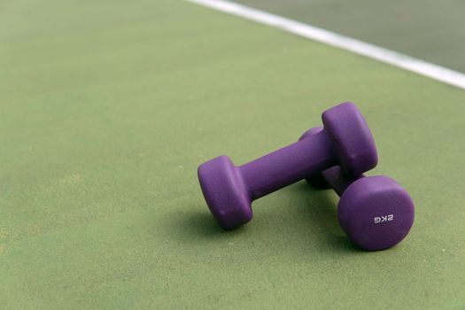 close-up. dumbbells. bali