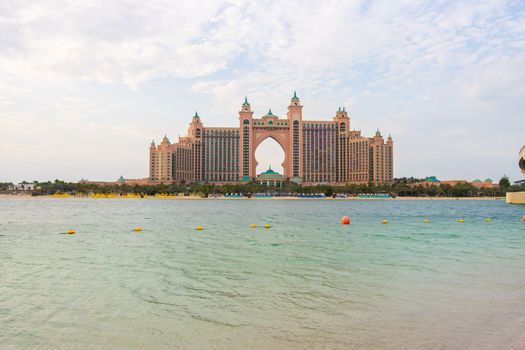 Luxurious Atlantis hotel in Dubai.