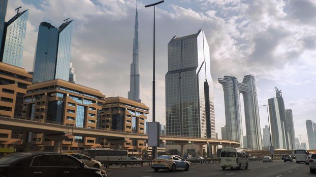 Drive along Sheikh Zayed Road in Dubai