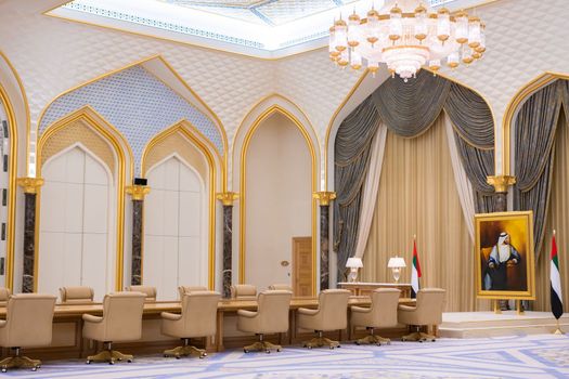 Qasr al-Watan the Palace. Reception hall of highly-favored politicians