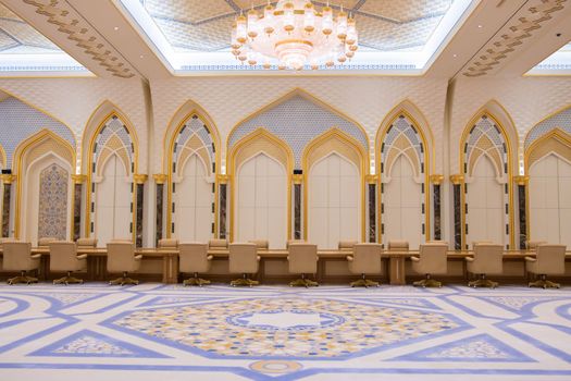 Qasr al-Watan the Palace. Reception hall of highly-favored politicians
