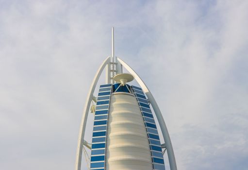 Burj al arab hotel in Dubai during the day