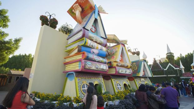 Dubai Miracle Garden in the UAE. It has over 45 million flowers.