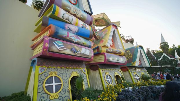 Dubai Miracle Garden in the UAE. It has over 45 million flowers.