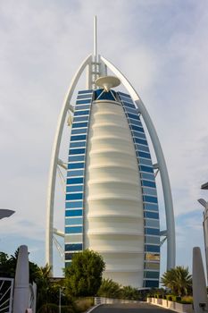Burj al arab hotel in Dubai during the day