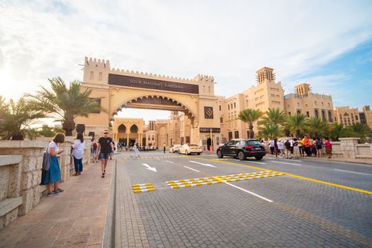 Souk Madinat Jumeirah with tourists