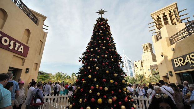 Souk Madinat Jumeirah with tourists