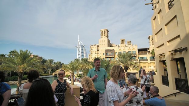 Souk Madinat Jumeirah with tourists