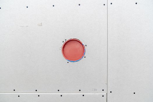 hole for air recovery in the room.