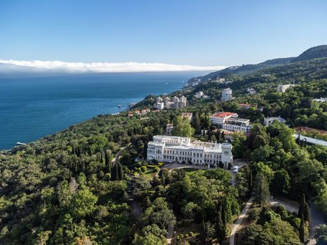 Livadia, Crimea. Livadia Palace - located on the shores of the Black Sea in the village of Livadia in the Yalta region of Crimea,