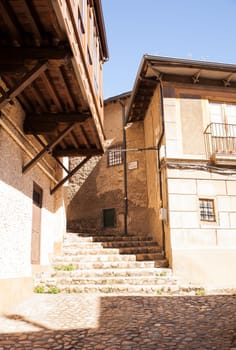 Old staircase in Vilafranca del Bierzo, Spain