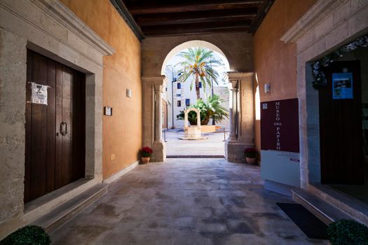 Interior of the Papyrus museum Corrado Basile in ortigia