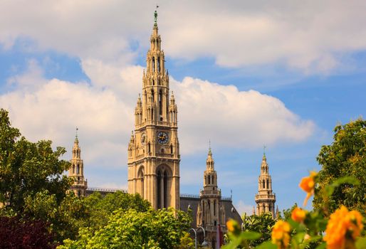 View of the bell tower of the St. Stephen's Cathedral, Vienna