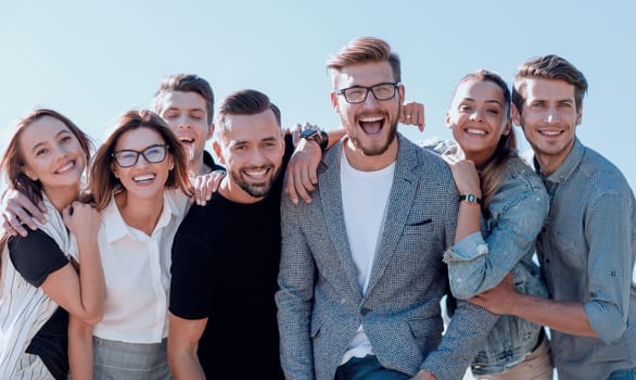 portrait of a group of successful young people.photo with copy space