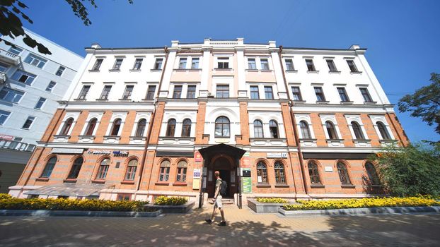 Beautiful architecture of the main streets of the city.