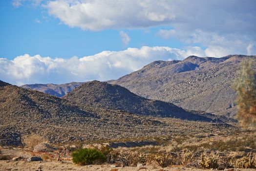 Californian desert - Anza-Borrego. Anza-Borrego Desert State Park, Southern California, USA
