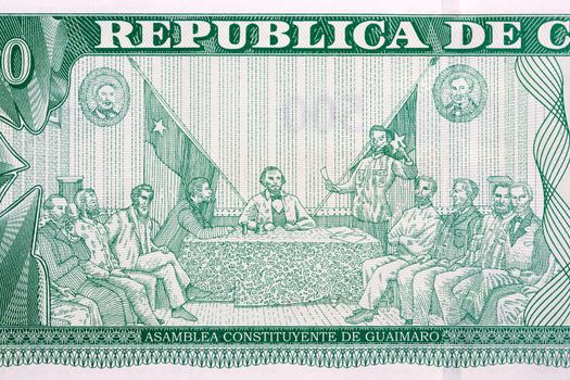 The Constituent Assembly Guaimaro from money - Pesos