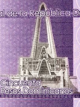 Basilica of La Altagracia from Dominican Republic money - Peso