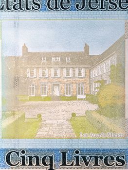 Les Augres Manor from Jersey money - Pounds