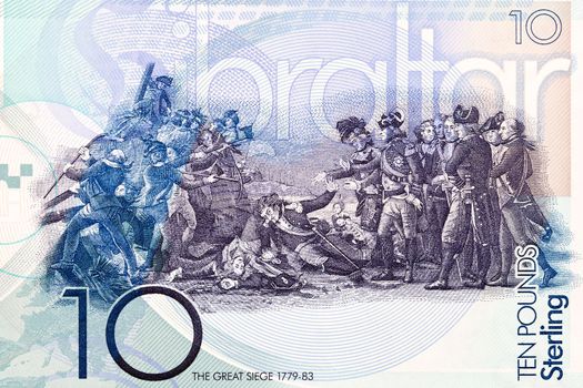 Great Siege of Gibraltar from money - Pounds