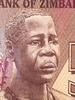 Mbuya Nehanda a portrait from Zimbabwean money