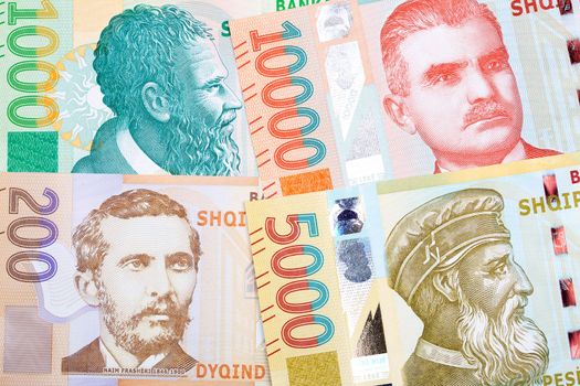 Albanian money - Leke a new series of banknotes