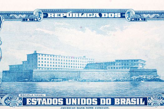 Naval school from old Brazilian money - Cruzeiro