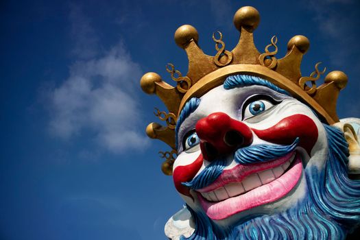 Photographic documentation of the papier-mâché masks of the Viareggio Carnival 