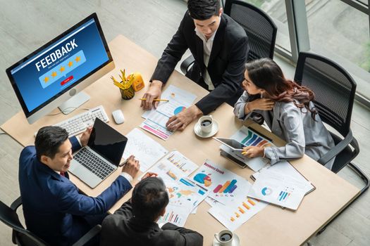 Customer feedback and review analysis by modish computer software for corporate business