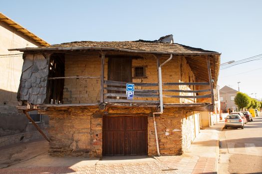 View of rural house in the spanish town
