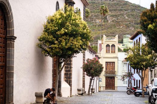 August 1, 2019. La Laguna Old Town Center in Tenerife, Canary Islands, Spain.