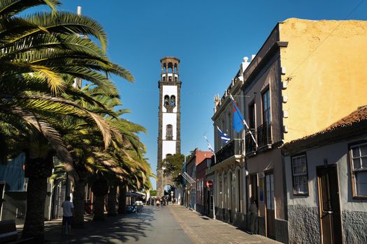 July 25, 2019. The city of Santa Cruz de Tenerife. Canary Islands, Spain.