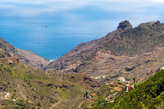 View of the mountains of Tenerife. Canary Islands, Spain.