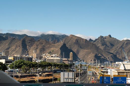 July 25, 2019. The city of Santa Cruz de Tenerife. Canary Islands, Spain.