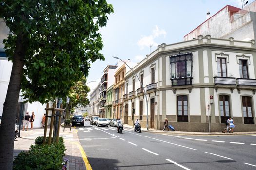 July 25, 2019. The city of Santa Cruz de Tenerife. Canary Islands, Spain.