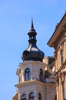 View of the typical dome in the Vienna building