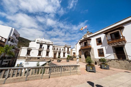 July 29, 2019: Canary Islands, SPAIN.View of the city of Icod De Los Vinos on the island of Tenerife.