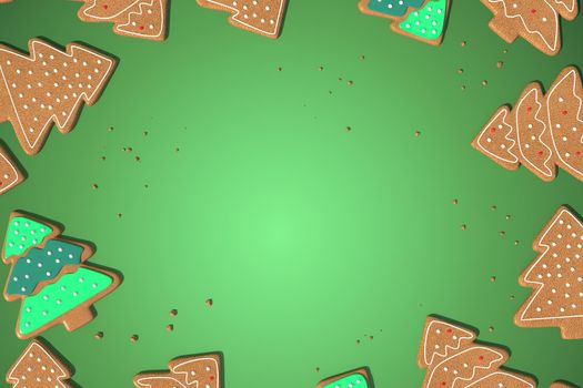 3d illustration for new year holidays and Christmas