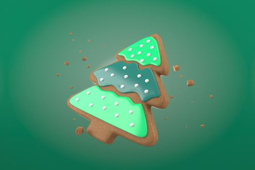 3d illustration for new year holidays and Christmas