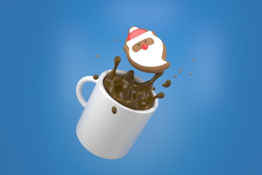 3d illustration for new year holidays and Christmas