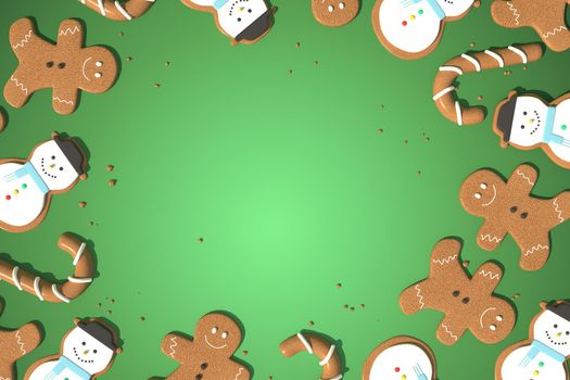 3d illustration for new year holidays and Christmas