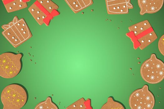 3d illustration for new year holidays and Christmas
